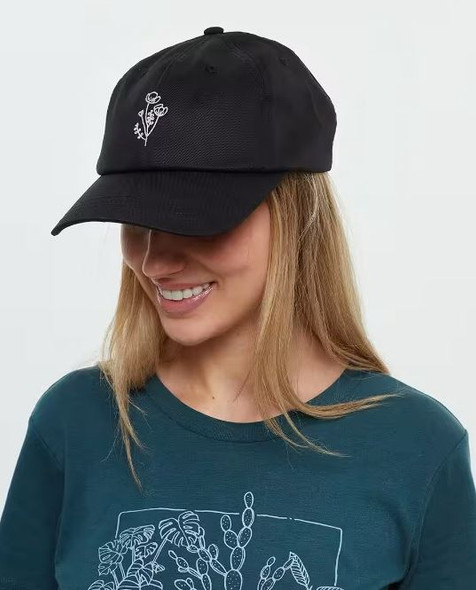 Tentree  Flower Embroidery Peak Hat