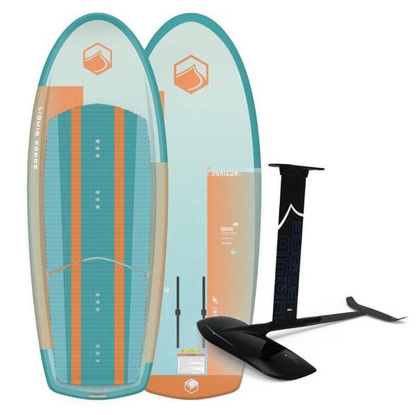 Liquid Force Horizon Foilboard w/Launch Alloy 1200 Fuselock System Foil Set