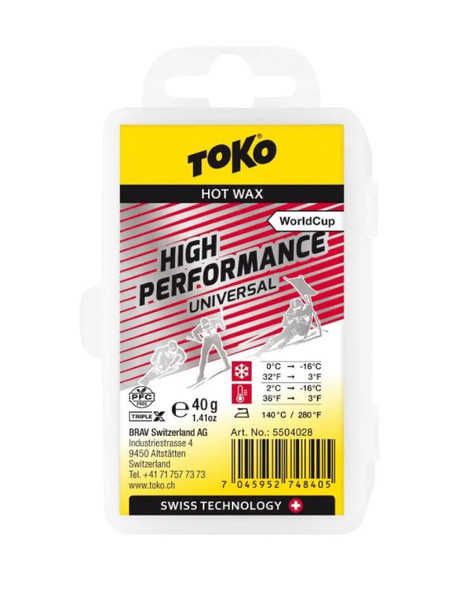 Toko World Cup Racing Performance Universal Hot Wax 40g