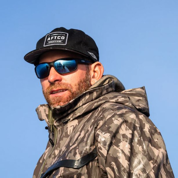 Smith Redding 2 Sunglasses -Matte Black/CP Polarized Blue Mirror