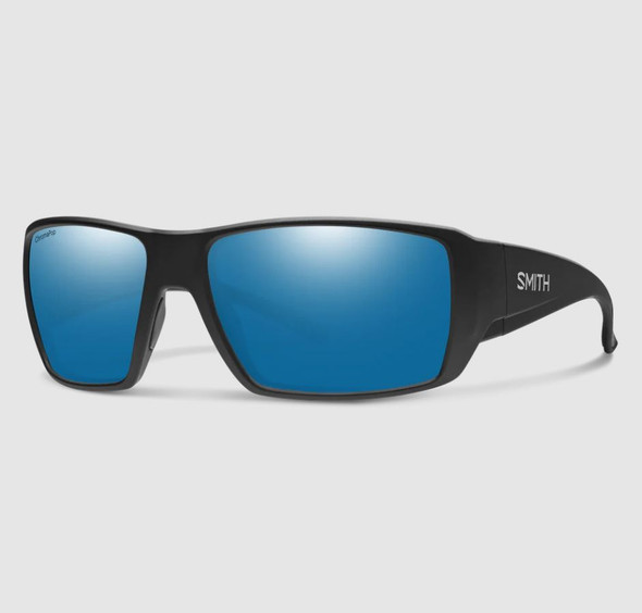 Smith Guide's Choice XL-Matte Black/ChromaPop Glass Polarized Blue Mirror