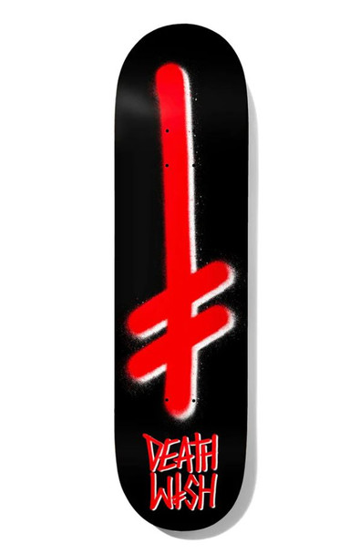 Deathwish Gang Logo 8.25 Deck Black/Red