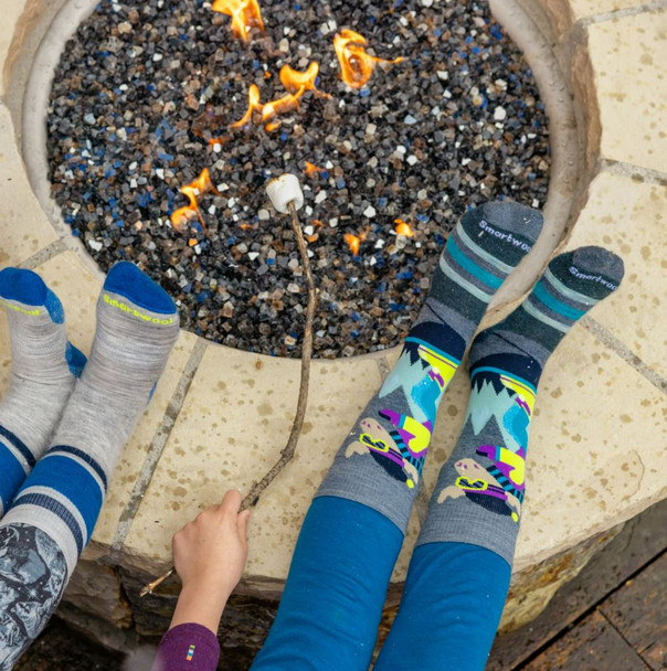 Smartwool Kids Wintersport Full Cushion Mountain Moose OTC Socks