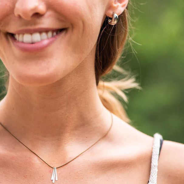 Bronwen Tiny Charm Necklace- Pinnacle Silver