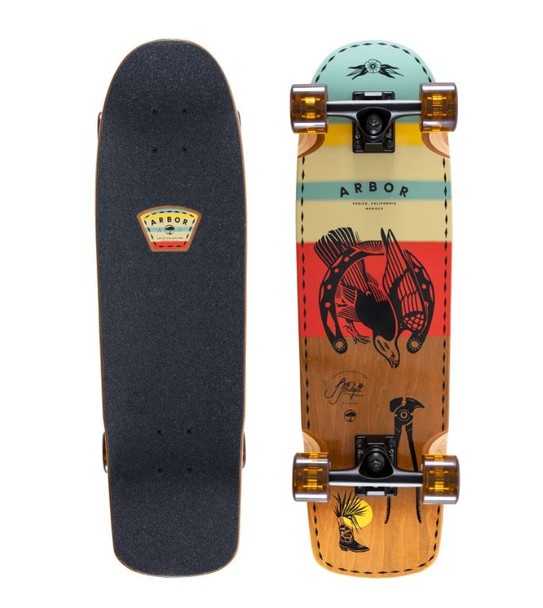 Arbor Jeff Mudgett Pilsner 28.75 Cruiser Complete Skateboard