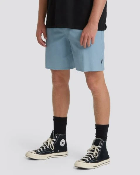 Billabong Men's Crossfire Elastic Wave Washed Hybrid Short