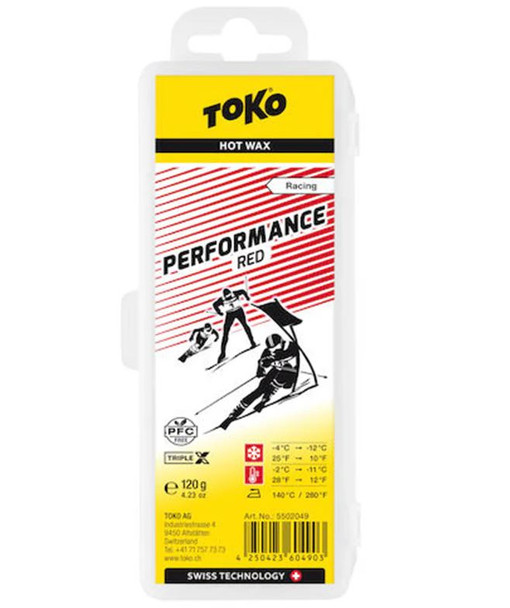 Toko Racing Performance Hot Wax Red 1200g