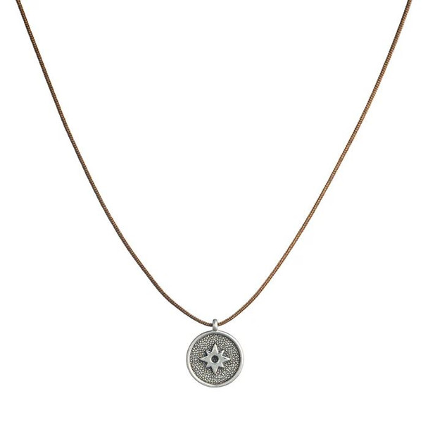 Bronwen Tiny Charm Necklace- Guidance Silver