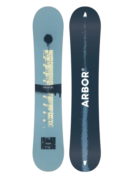 Arbor Men's Metal Machine Decon Snowboard