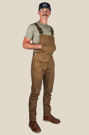 Flex Canvas Overalls Mens Slim Fit Overalls Livsn Men's Flex