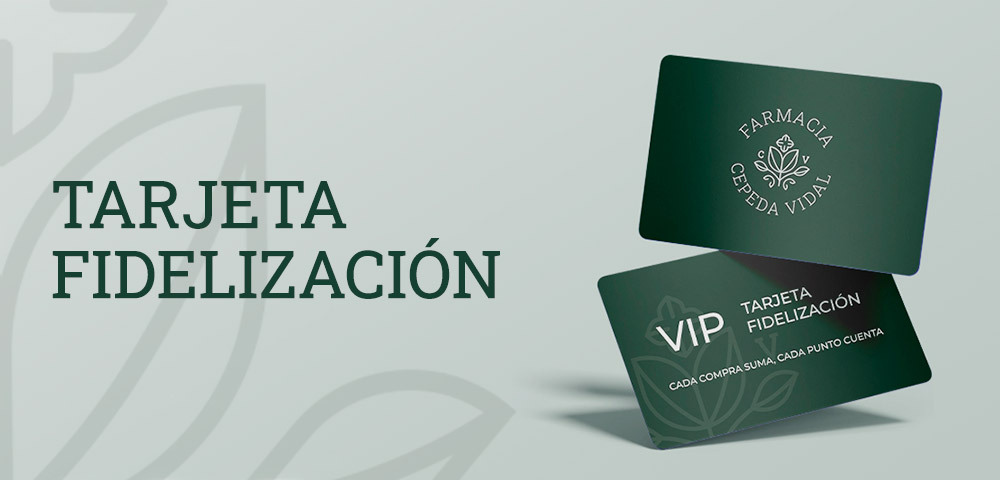 Tarjeta Fidelización Farmacia Cepeda Vidal