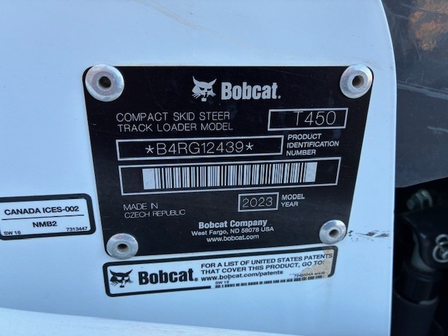 2023 Bobcat T450 Compact Track Loader-DS11360