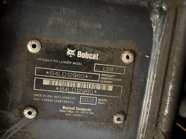 2022 Bobcat L28 Small Articulated Loader-DS11262