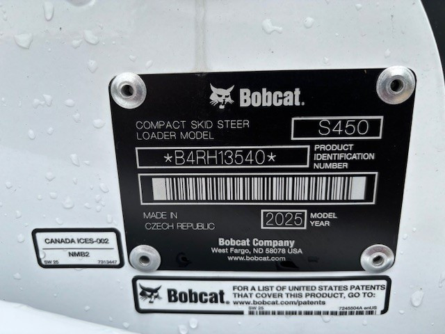 2025 Bobcat S450 Skid-Steer Loader-DS11401