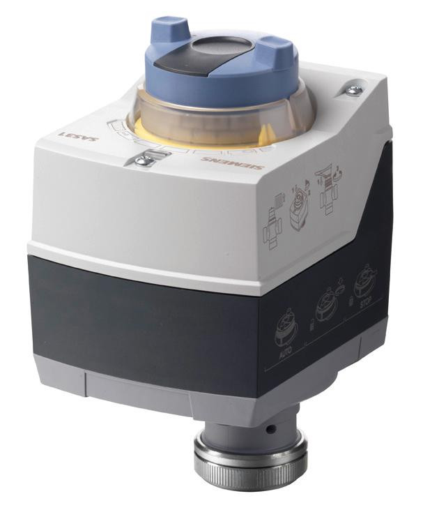 Siemens SAS61.03, S55158-A100, electromotoric actuator