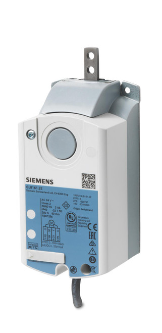 Siemens GLB331.2E Linear air damper actuator, AC 230 V, 3-position, 250 N, 150 s