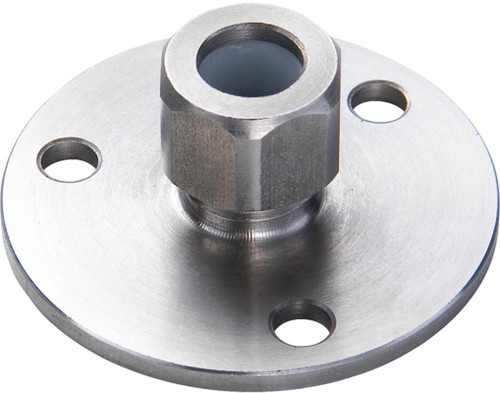 Mounting flange MF8 stainless steel (suitable for Ø=8 mm)