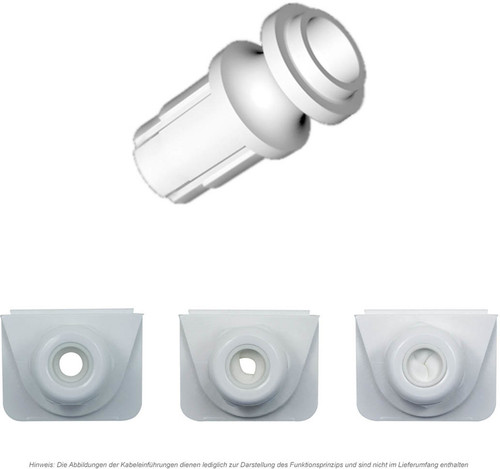 Sealing insert M20 USE white, Flextherm Ø=4,5..9 mm (10 pcs)