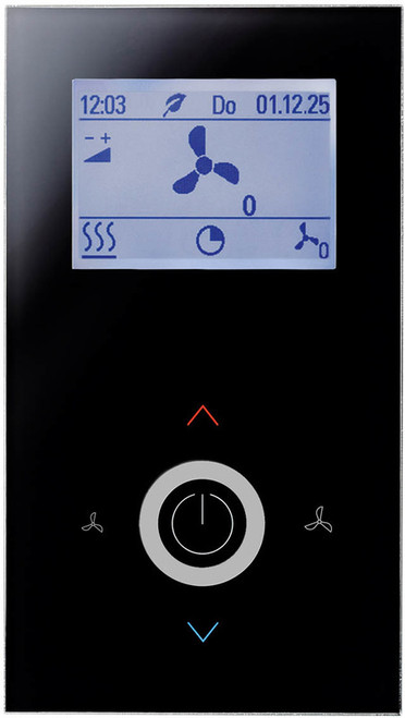 JOY Fancoil EC 3AO temp RS485 Modbus black