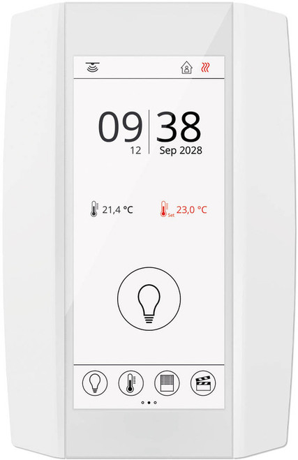 NOVOS Touch white CO2 temp_rH RS485 Modbus