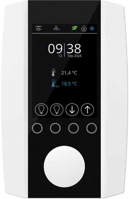 NOVOS 7 white design CO2+VOC temp_rH RS485 BACnet (MS/TP)