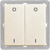 Switch 4-channel light BJ63x63 ivory white