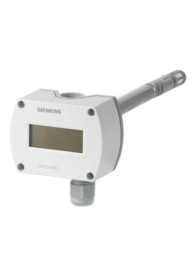 Siemens Qfm2171 Duct Sensor For Humidity And Temperature