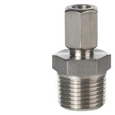 Siemens AQE2102 Compression fitting with threaded nipple 1/2"