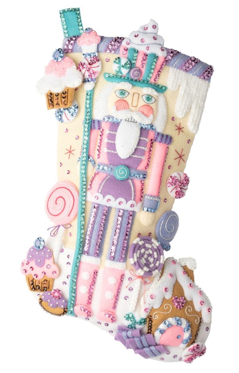 Shop Plaid Bucilla ® Seasonal - Felt - Stocking Kits - Nutcracker Sweet -  89256E - 89256E