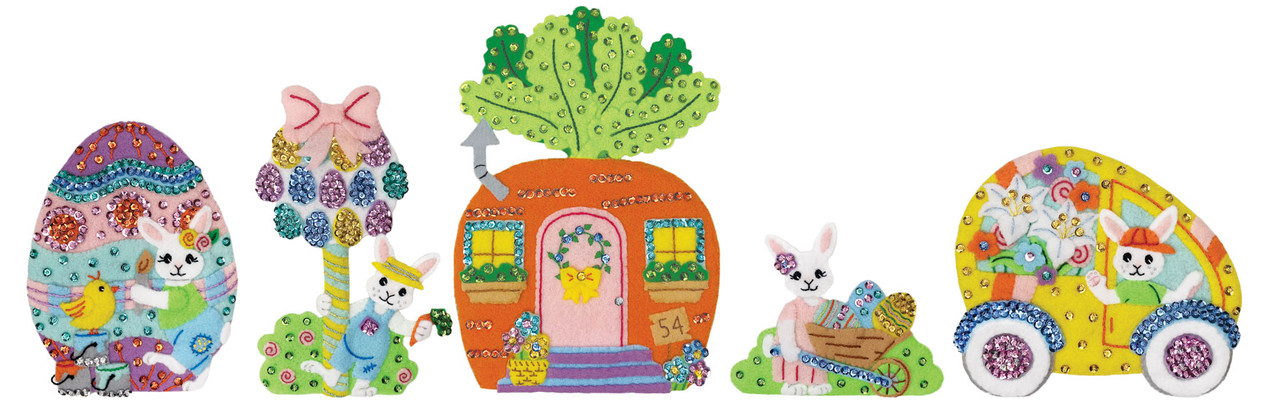 THE MANTEL SERIES™ | MerryStockings Spring Easter Village 2023