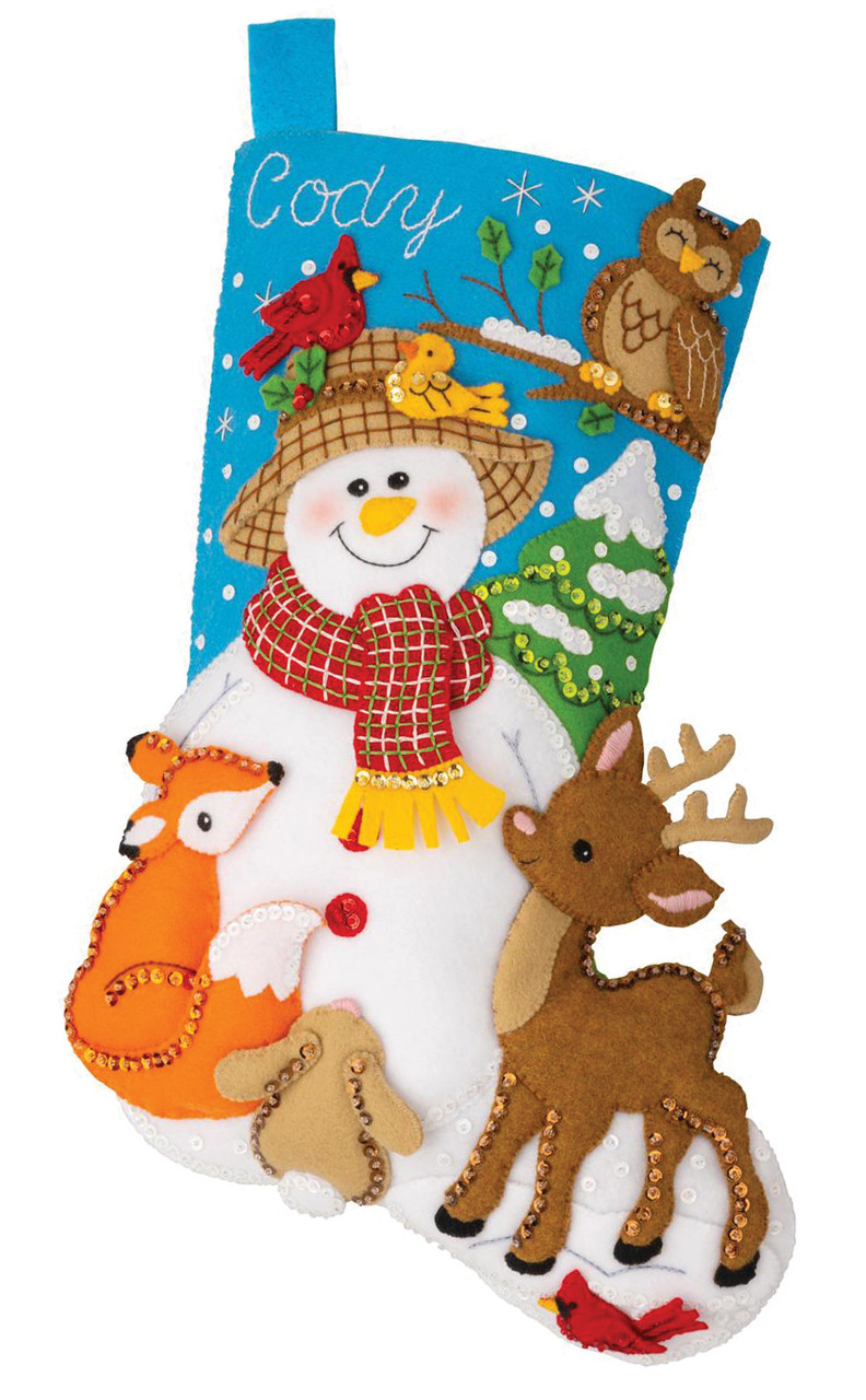 Bucilla Ornament Kit Festive Reindeer