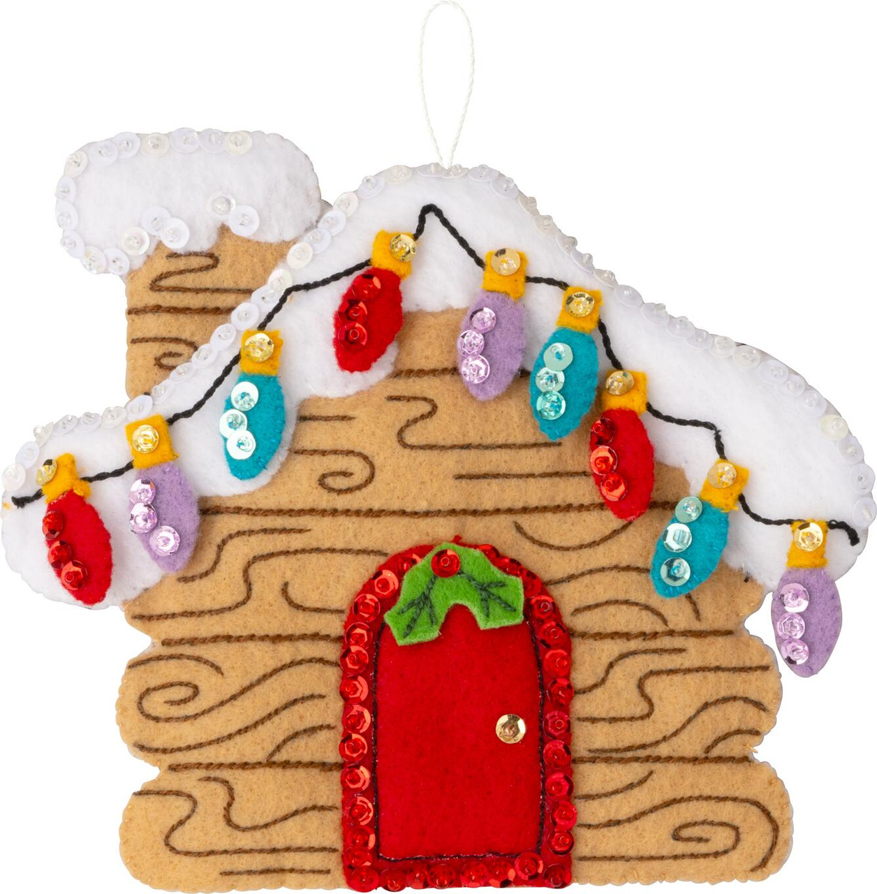 Bucilla Felt Ornaments Applique Kit Set Of 6-Santa's Black Bear Cabin, 1  count - Kroger