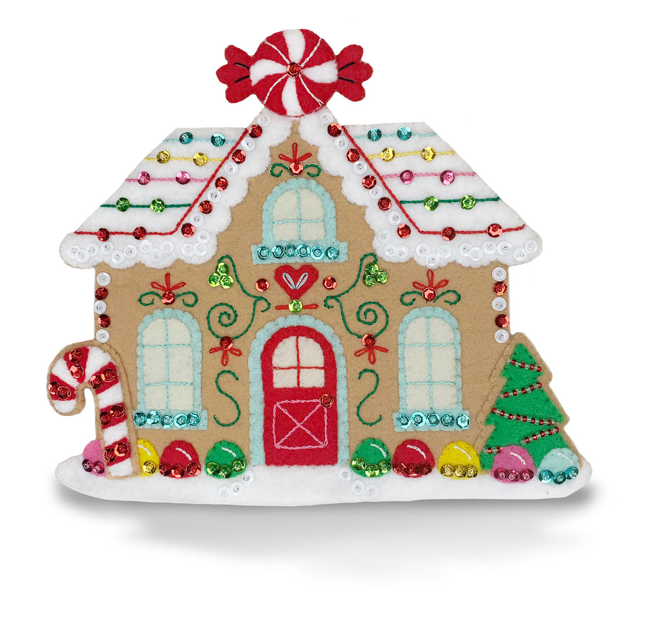 THE MANTEL SERIES™ MerryStockings Collectible Gingerbread Village