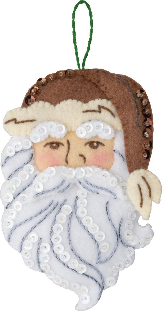 Nordic Noel felt ornament kit from Bucilla, set of 4