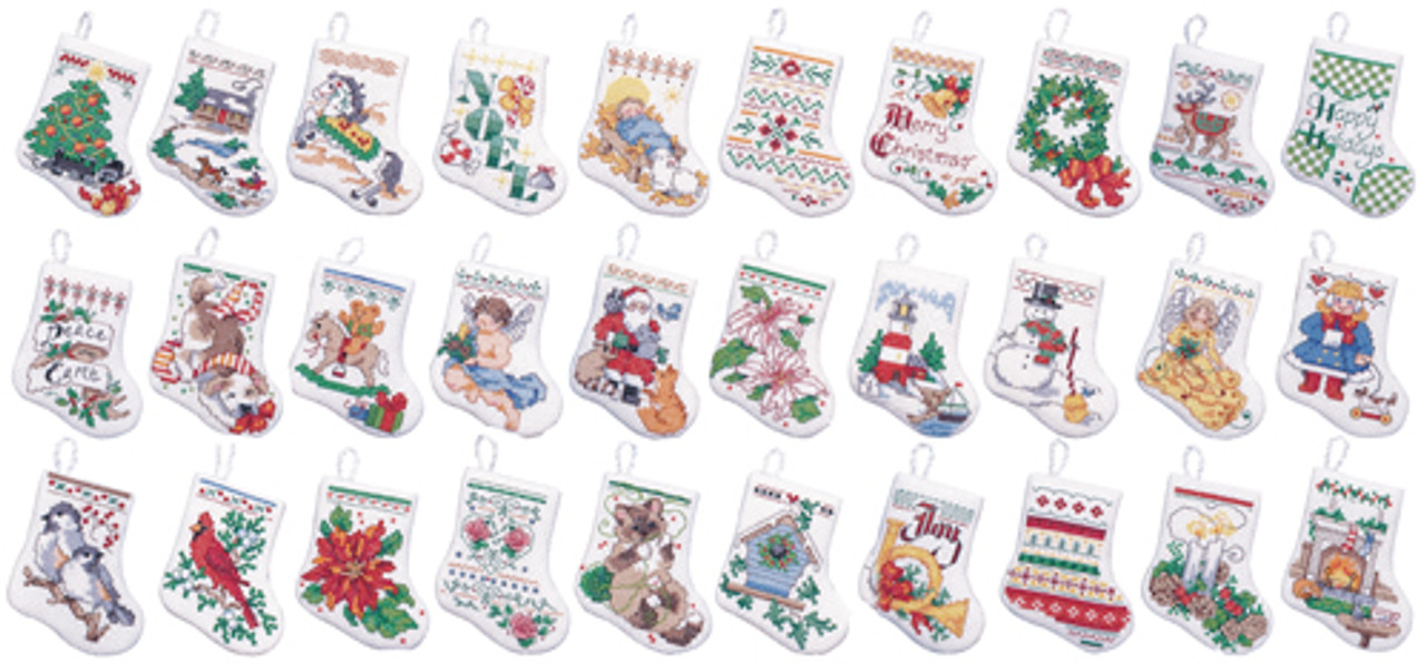 Cross-Stitch Christmas Countdown: 24 Mini Stockings [Book]