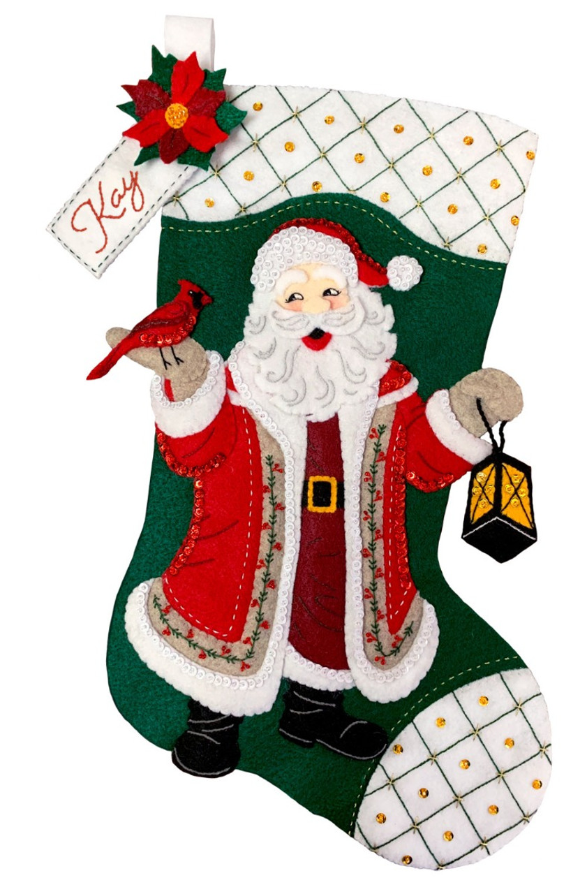 Old World Santa Stocking Kit