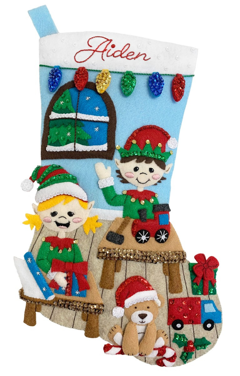 Felt Stocking Kit from MerryStockings