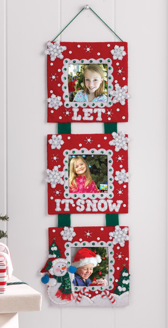 Bucilla Triple Picture Frame Wall Hanging