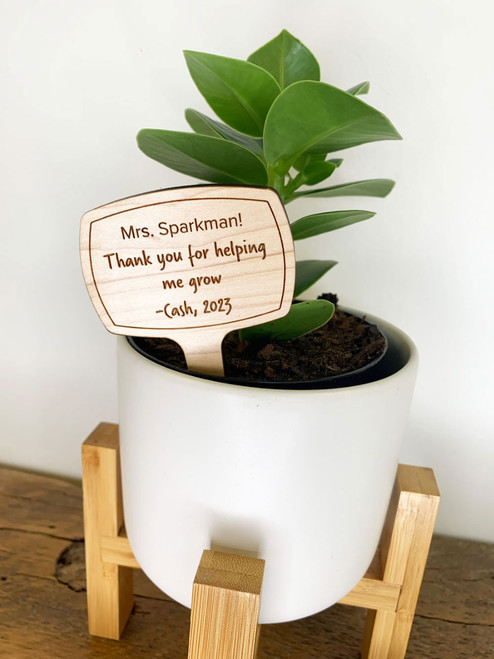 Personalized Houseplant Marker | Teacher Gift