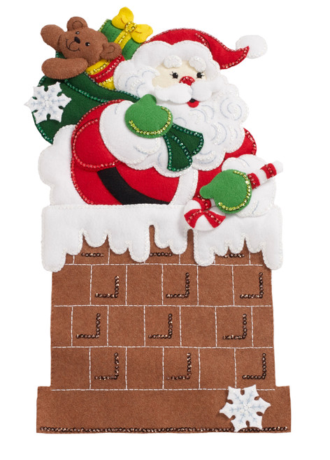 Down the Chimney Bucilla Wall Hanging Kit from MerryStockings.