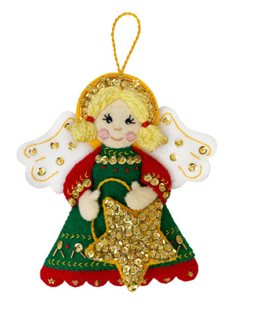 2023 MerryCollectibles Holiday Angel Series | Christmas Angel | Exclusive MerryStockings ornament, similar to Bucilla