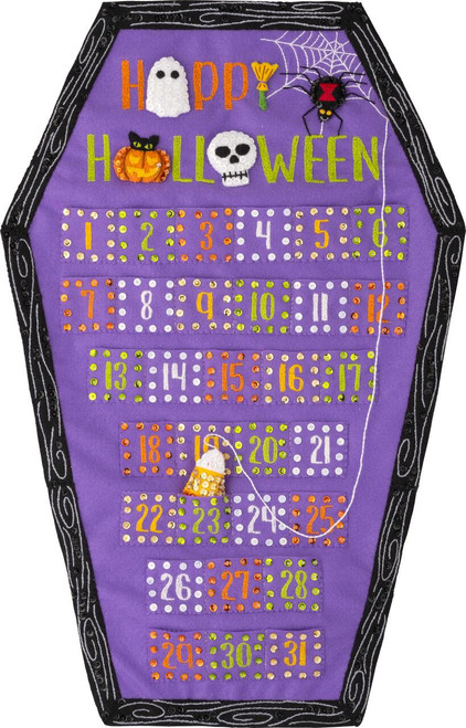 Halloween Countdown Bucilla Felt Wall Hanging Kit