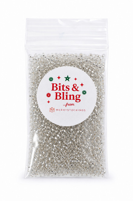 Crystal Silver-Lined Seed Beads Bits & Bling from MerryStockings