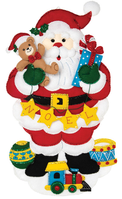 Noel Santa Bucilla Wall Hanging Kit