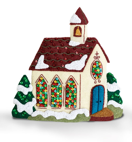 THE MANTEL SERIES™ MerryStockings Collectible Classic Village