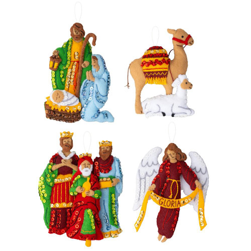 Bucilla Nativity Baby 18 Felt Christmas Stocking Kit 86170, Jesus, Manger  DIY -  Finland