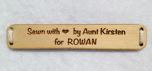 Personalized WoodenTag™ | Sewn with Love