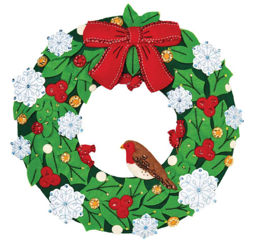 'Tis the Season Bucilla Wreath Kit
