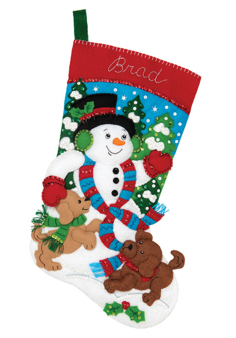 Bucilla® Teacher Santa Stocking Kit 