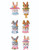 Easter Bonnet Bucilla Felt Ornament (set of 6), full set MerryStockings